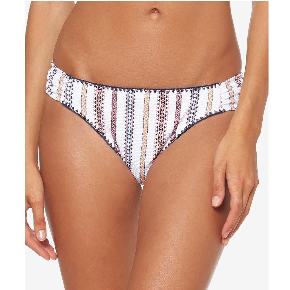 Jessica Simpson Shirred Bikini Bottoms